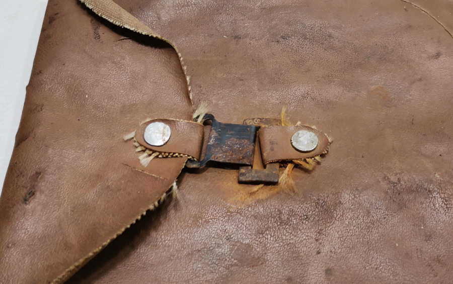 DERİDEN MAMUL ÇOK NADİR OSMANLI C9 MAUSER SUBAY TABANCA KILIFI