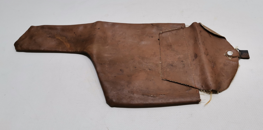 DERİDEN MAMUL ÇOK NADİR OSMANLI C9 MAUSER SUBAY TABANCA KILIFI