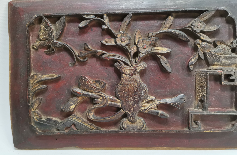 OSMANLI DÖNEMİ ÇOK NADİR EDİRNEKARİ DOLAP KAPAĞI PARÇASI