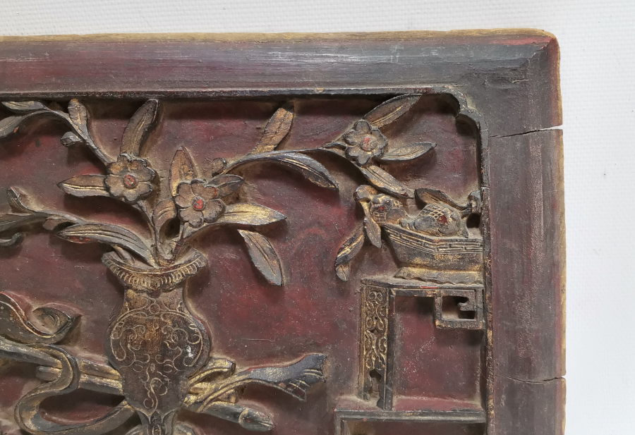 OSMANLI DÖNEMİ ÇOK NADİR EDİRNEKARİ DOLAP KAPAĞI PARÇASI