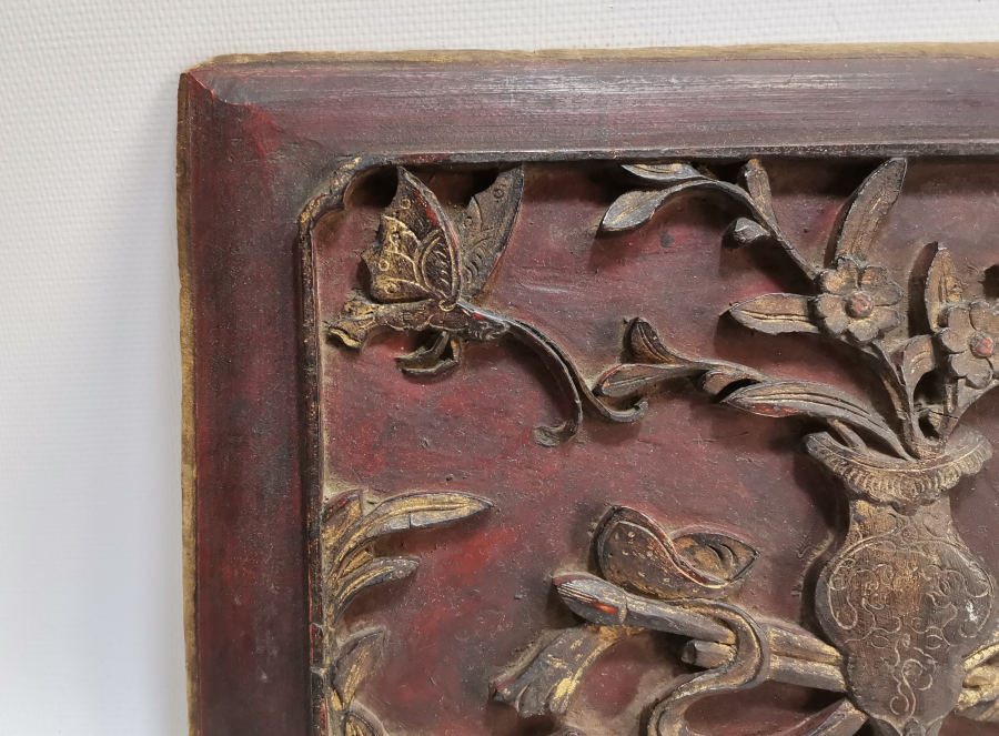 OSMANLI DÖNEMİ ÇOK NADİR EDİRNEKARİ DOLAP KAPAĞI PARÇASI