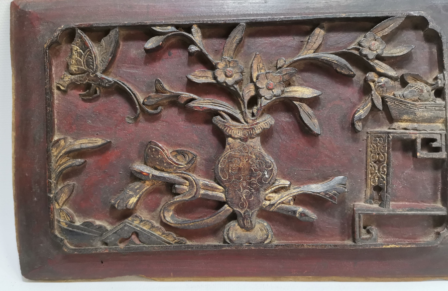 OSMANLI DÖNEMİ ÇOK NADİR EDİRNEKARİ DOLAP KAPAĞI PARÇASI