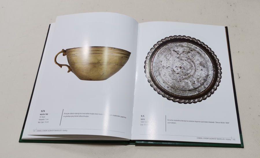 OSMANLI DÖNEMİ GAZİANTEP BAKIRCILIĞIYLA İLGİLİ KUŞE KAĞIT PRESTİJ KİTAP