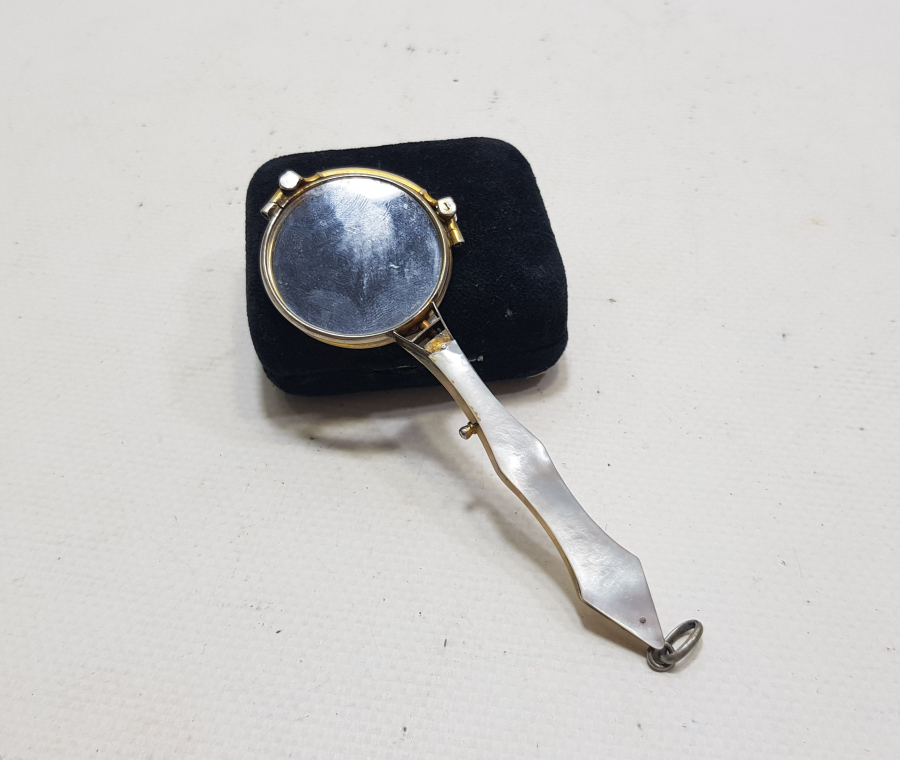 SEDEF TUTMAÇLI OSMANLI DÖNEMİ NADİR FORMDA OPERA GÖZLÜĞÜ