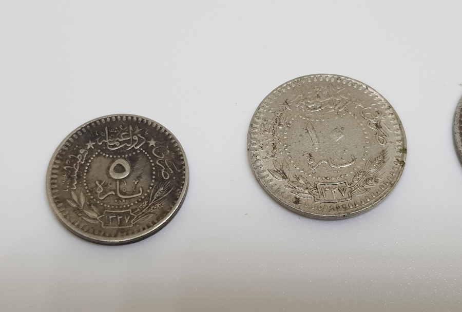 MEHMET REŞAT HAN DÖNEMİ KOLEKSİYONLUK 5-10-20-40 PARA LOTU