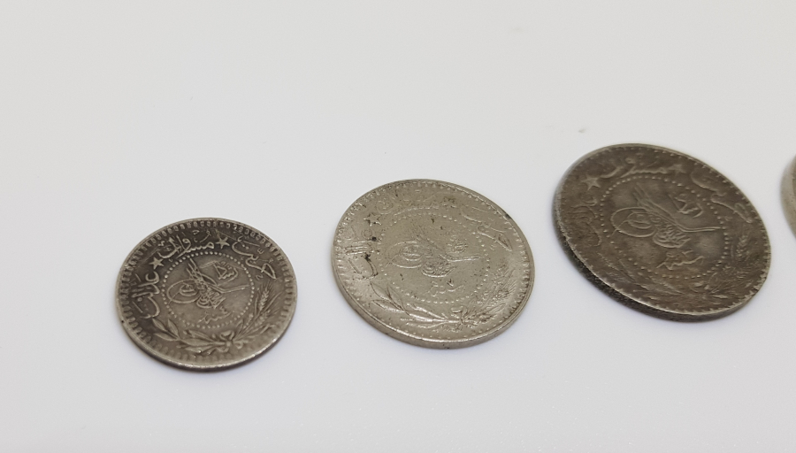 MEHMET REŞAT HAN DÖNEMİ KOLEKSİYONLUK 5-10-20-40 PARA LOTU