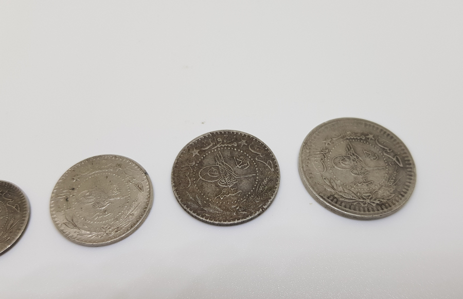 MEHMET REŞAT HAN DÖNEMİ KOLEKSİYONLUK 5-10-20-40 PARA LOTU