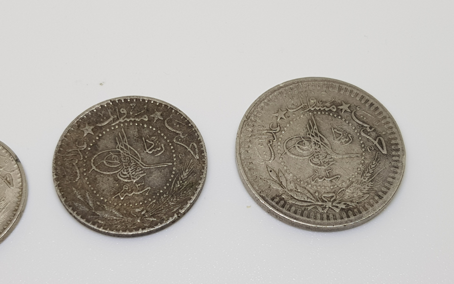 MEHMET REŞAT HAN DÖNEMİ KOLEKSİYONLUK 5-10-20-40 PARA LOTU