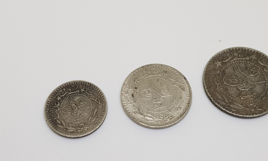MEHMET REŞAT HAN DÖNEMİ KOLEKSİYONLUK 5-10-20-40 PARA LOTU