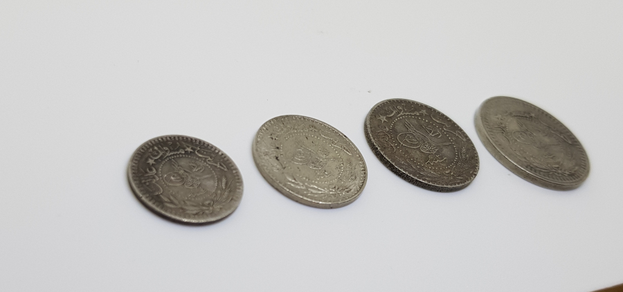 MEHMET REŞAT HAN DÖNEMİ KOLEKSİYONLUK 5-10-20-40 PARA LOTU