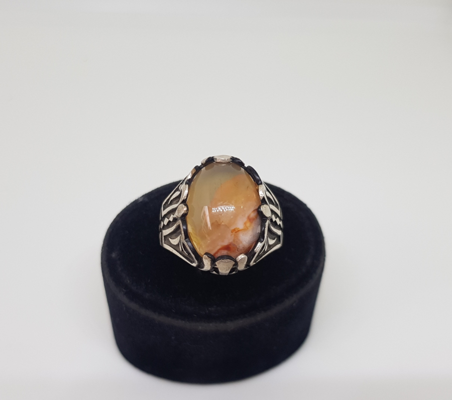 BAL AKİKLİ GÜMÜŞ YÜZÜK