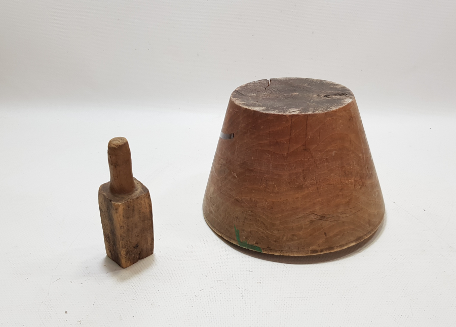 OSMANLI DÖNEMİ AHŞAP HAMİDİ TİPTE FES KALIBI