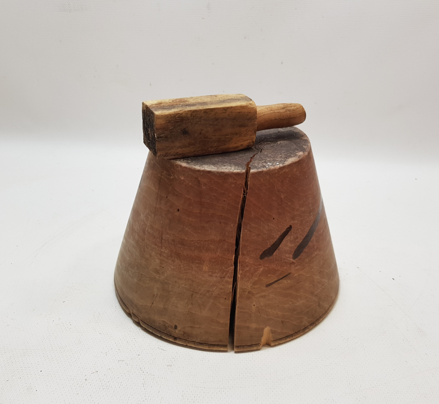 OSMANLI DÖNEMİ AHŞAP HAMİDİ TİPTE FES KALIBI