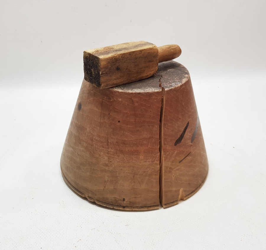 OSMANLI DÖNEMİ AHŞAP HAMİDİ TİPTE FES KALIBI