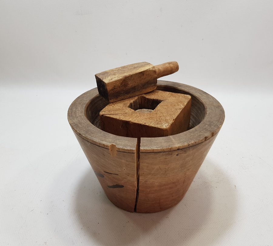 OSMANLI DÖNEMİ AHŞAP HAMİDİ TİPTE FES KALIBI