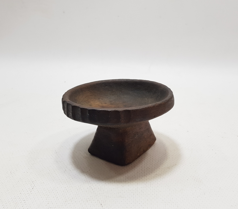 OSMANLI DÖNEMİ TEKKE İŞİ EL OYMA AHŞAP MACUN HAVANI