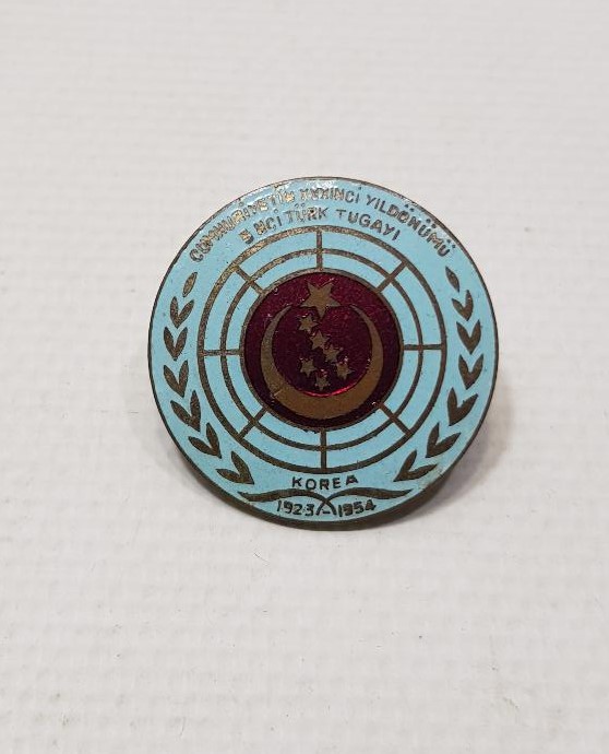 1954 KORE SAVAŞI TÜRK TUGAYI MİNELİ ROZET