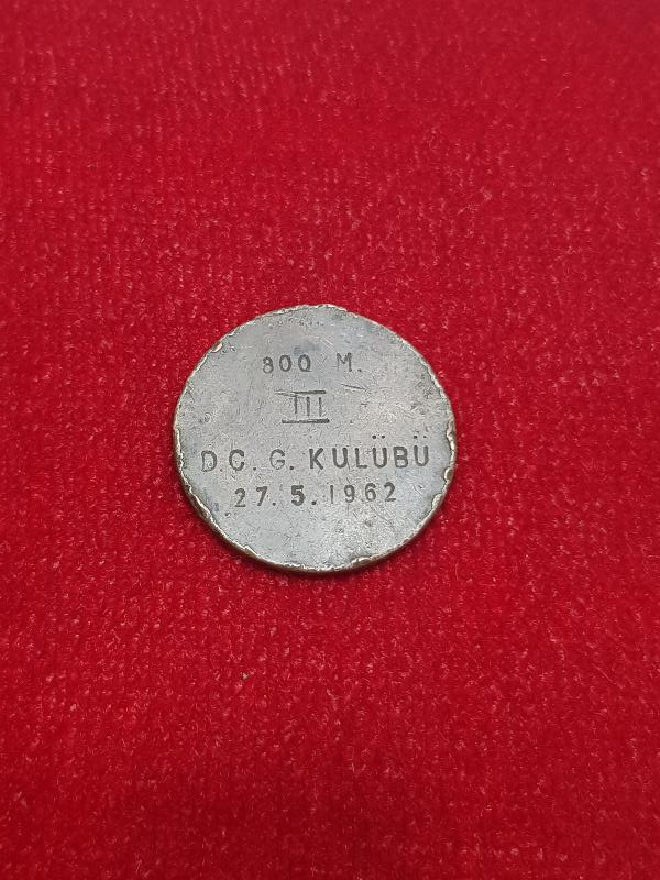 1962 D.C.G. KULÜBÜ 800 METRE KOŞUSU III. MADALYASI