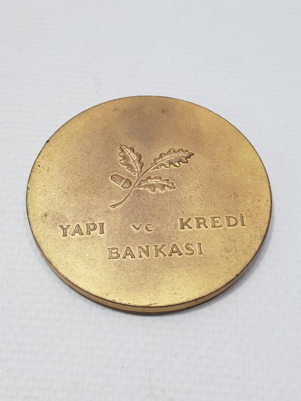 1966 YAPI VE KREDİ BANKASI DEV BOY NADİR MADALYON