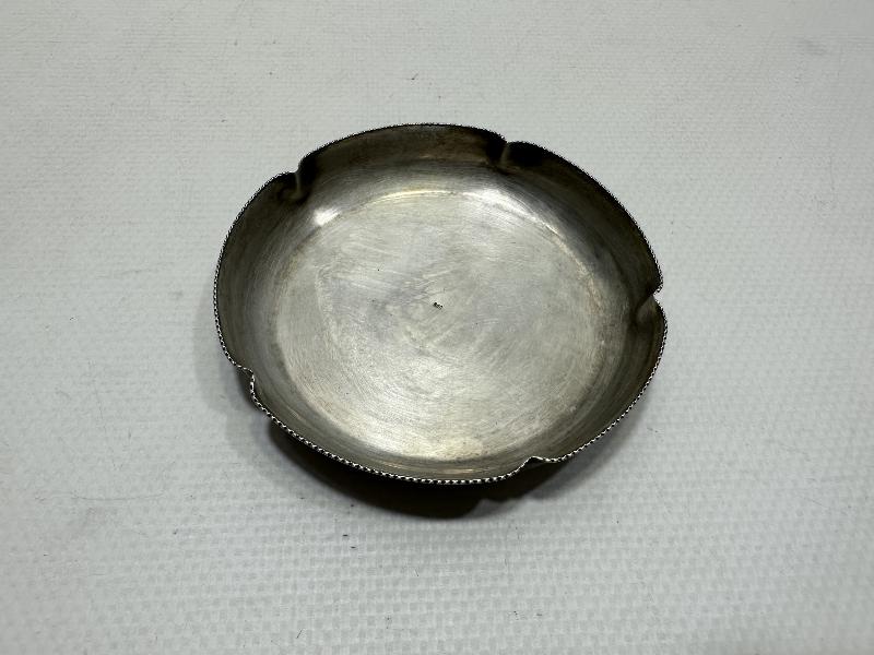 ANTİKA GÜMÜŞ KINA TASI