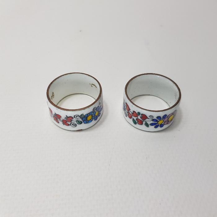 ANTİKA SANATÇI İMZALI BİR ÇİFT MİNELİ PEÇETELİK