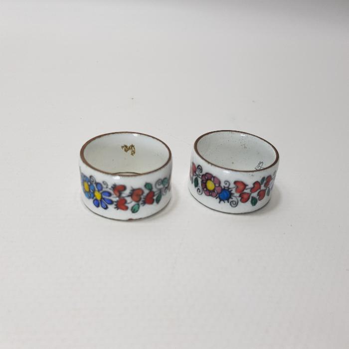 ANTİKA SANATÇI İMZALI BİR ÇİFT MİNELİ PEÇETELİK