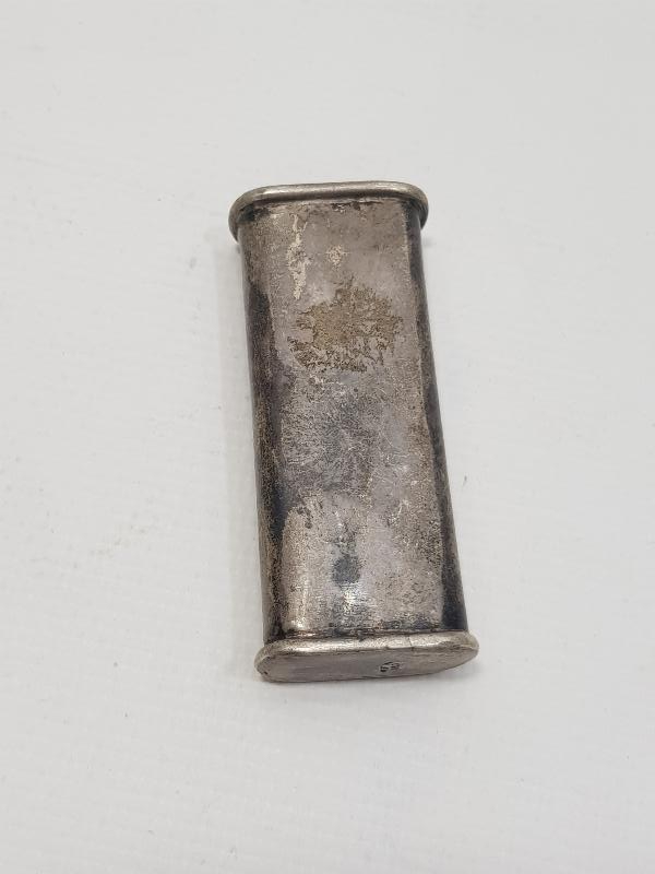 DENİZ ÇIPASI KABARTMA DESENLİ GÜMÜŞ ÇAKMAK KABI