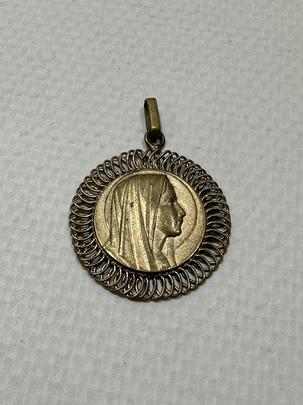 MERYEM ANA GÖRSELLİ ALTIN KAPLAMA KOLYE UCU