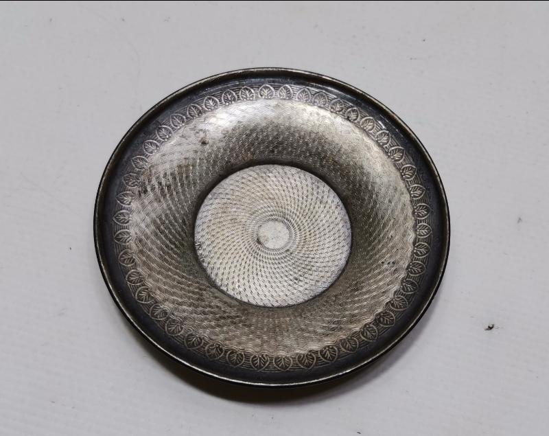 OSMANLI DÖNEMİ AZNAVUR İŞÇİLİKLİ GÜMÜŞ ÇAY TABAĞI