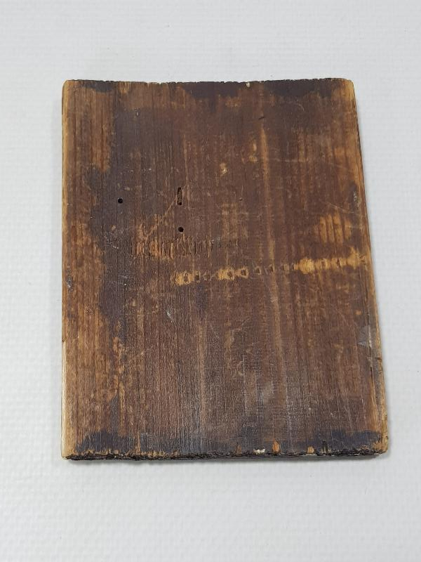 OSMANLI DÖNEMİ RUM İŞİ EL BOYAMA AHŞAP İKONA