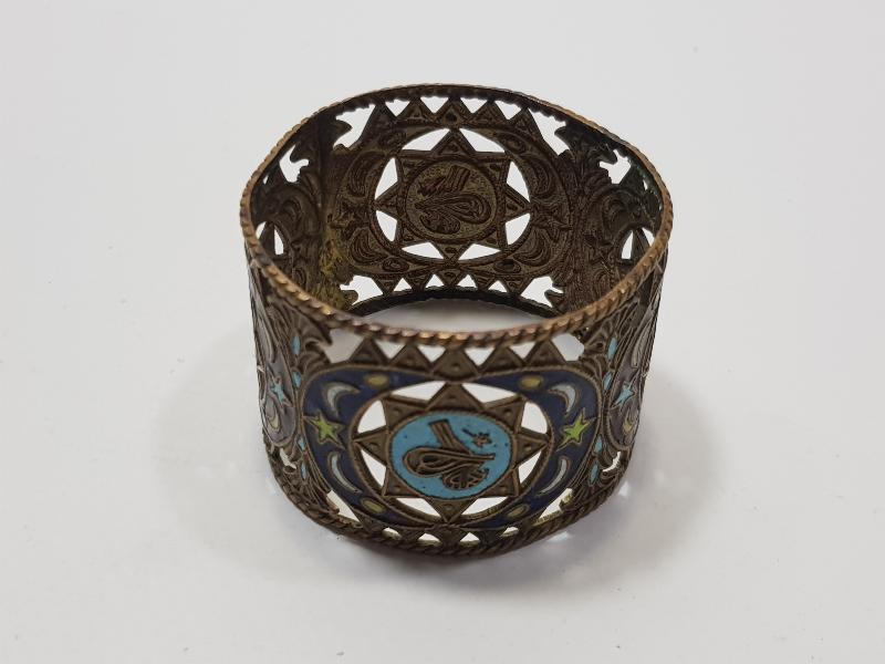 OSMANLI DÖNEMİ TUĞRALI VE AY YILDIZLI MİNELİ SARAY İŞİ PEÇETELİK