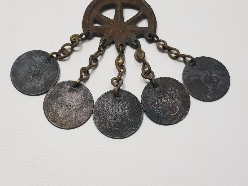 SULTAN ABDÜLAZİZ DÖNEMİ PARLARLA SÜSLÜ AY YILDIZLI FES SÜSÜ - AT SÜSÜ