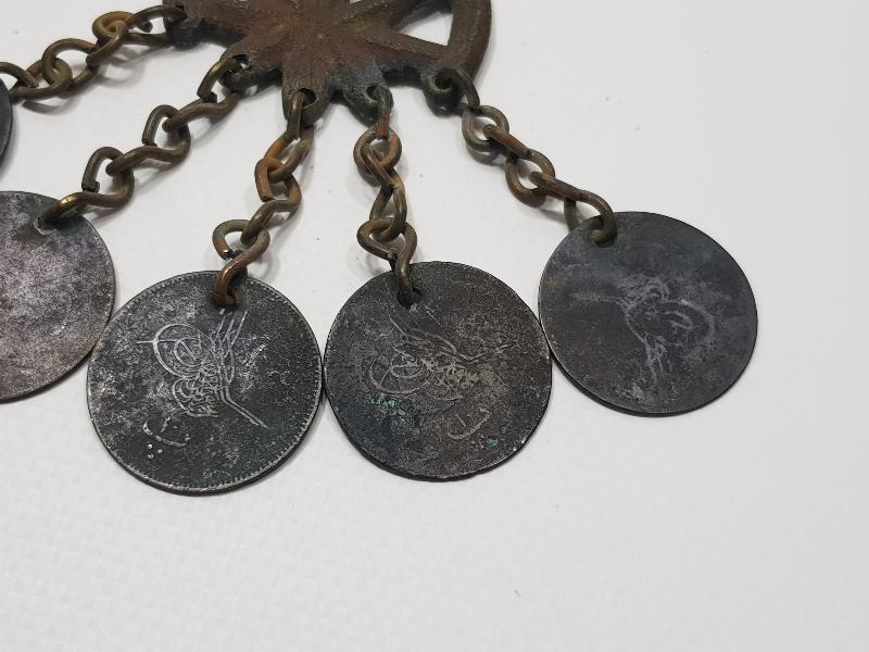 SULTAN ABDÜLAZİZ DÖNEMİ PARLARLA SÜSLÜ AY YILDIZLI FES SÜSÜ - AT SÜSÜ