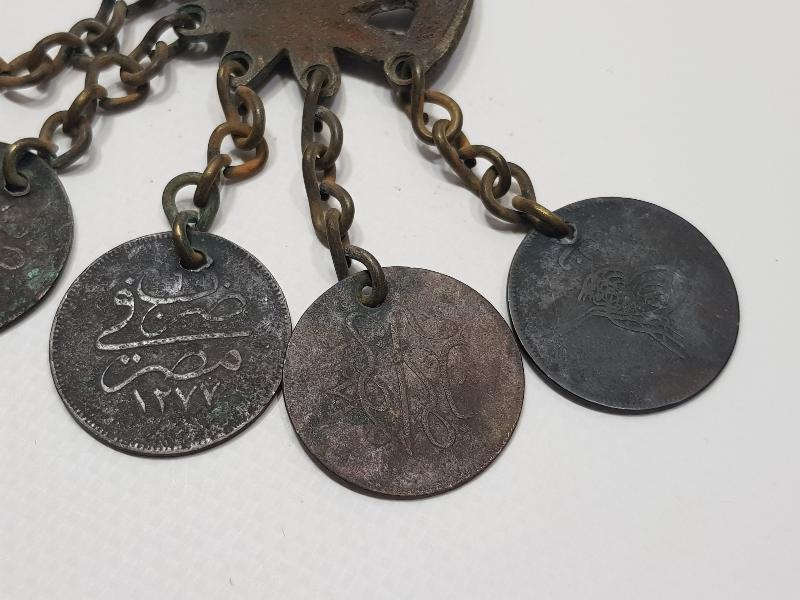 SULTAN ABDÜLAZİZ DÖNEMİ PARLARLA SÜSLÜ AY YILDIZLI FES SÜSÜ - AT SÜSÜ