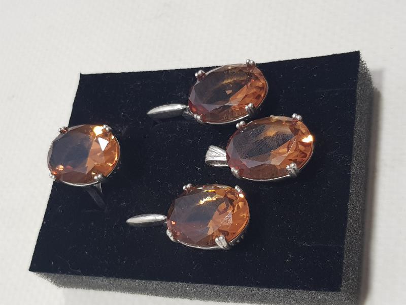 ZULTANİT TAŞLI GÜMÜŞ TAKI SETİ