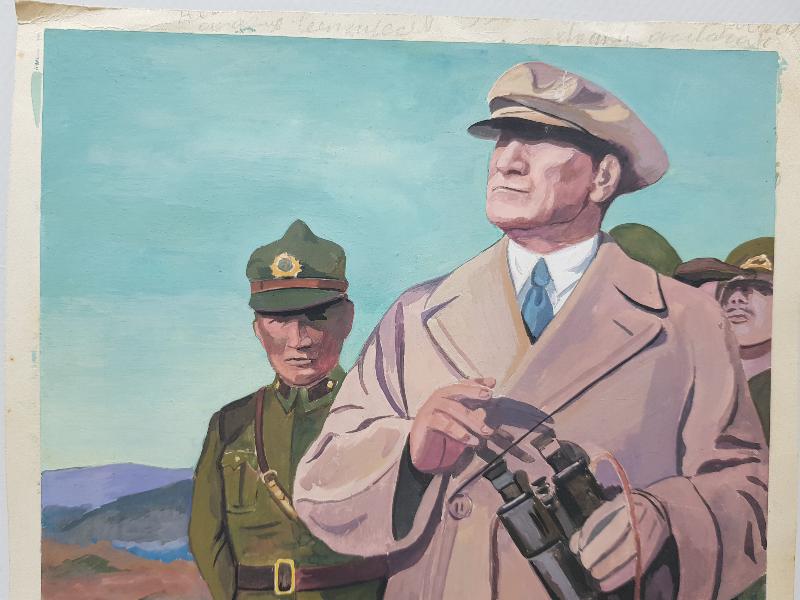 ATATÜRK ASKERİ HAVACILIK TATBİKATINDA RESİM