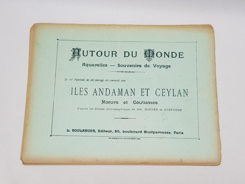 AUTOUR DU MONDE TURQUIE - OSMANLI SAYISI GRAVÜR ALBÜMÜ ÇOK NADİR