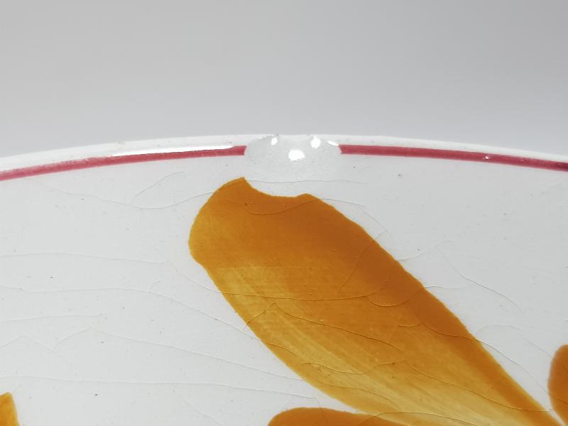 OSMANLI DÖNEMİ AY YILDIZLI PORSELEN TABAK