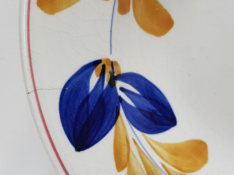 OSMANLI DÖNEMİ AY YILDIZLI PORSELEN TABAK