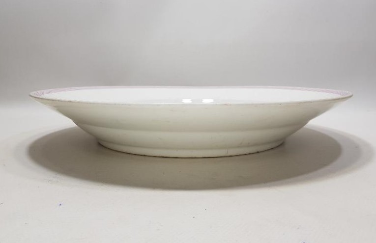 OSMANLI DÖNEMİ İZMİR'DE BİR OTELE AİT DEV BOY PORSELEN TABAK