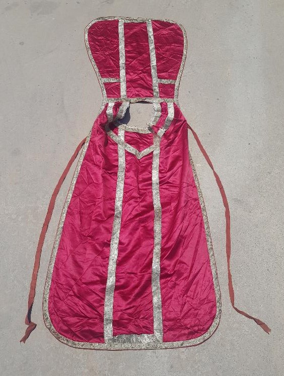 OSMANLI DÖNEMİ RUM İŞİ İPEK PAPAZ ELBİSESİ