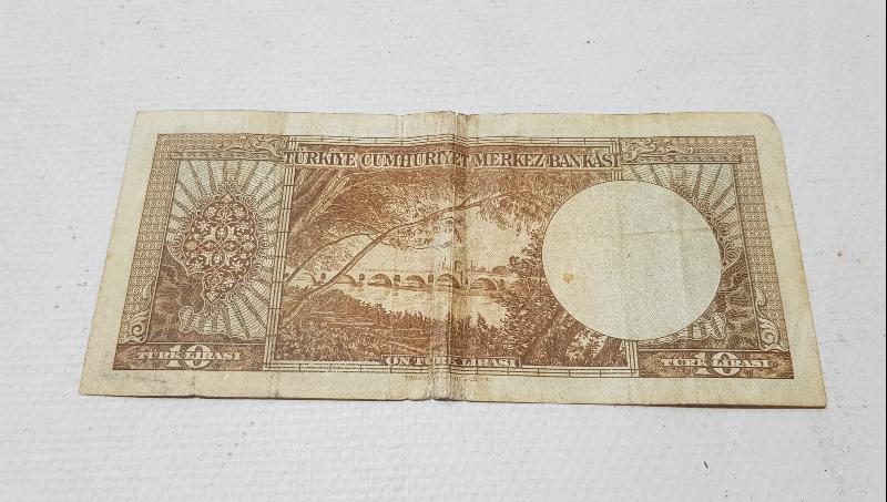 5. EMİSYON 10 LİRA KAĞIT PARA
