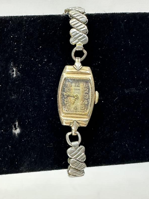ANTİKA ELGIN MARKA ALTIN KAPLAMA BAYAN KOL SAATİ