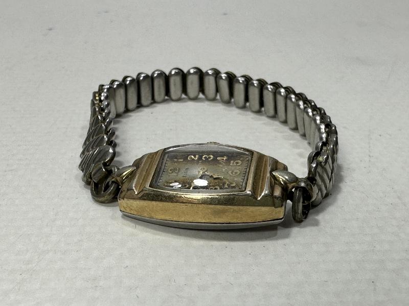 ANTİKA ELGIN MARKA ALTIN KAPLAMA BAYAN KOL SAATİ