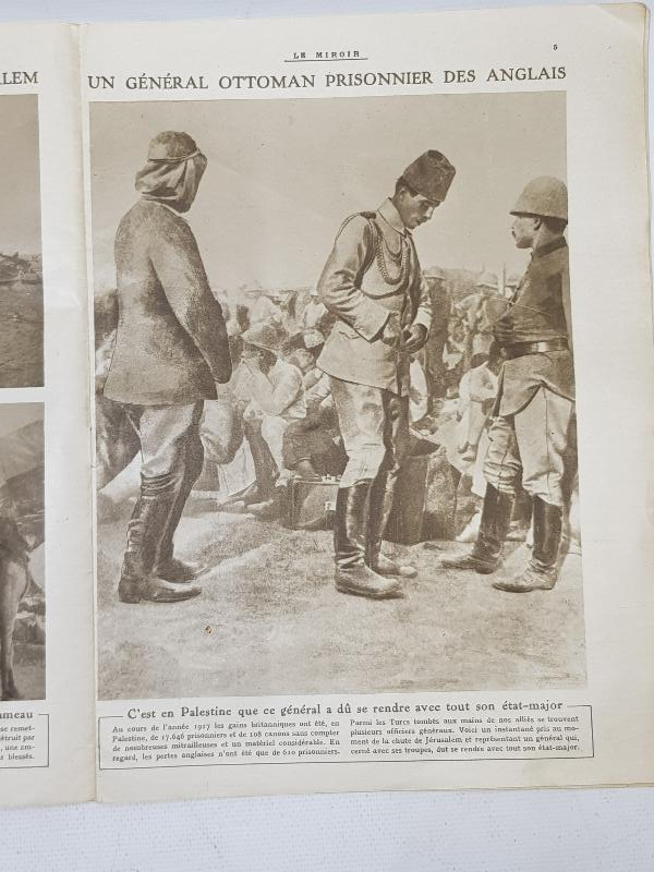 1. DÜNYA SAVAŞI 1918 TARİHLİ LE MİROİR DERGİSİ