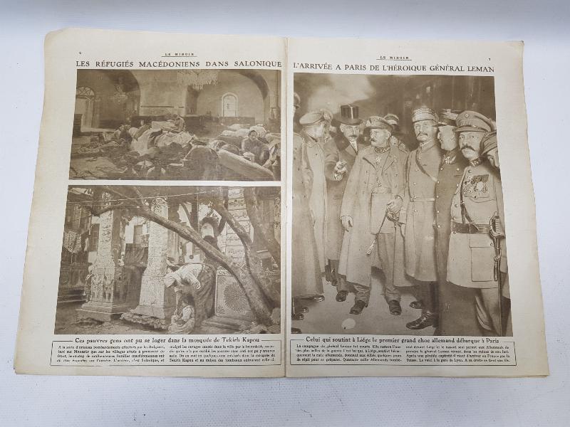 1. DÜNYA SAVAŞI 1918 TARİHLİ LE MİROİR DERGİSİ