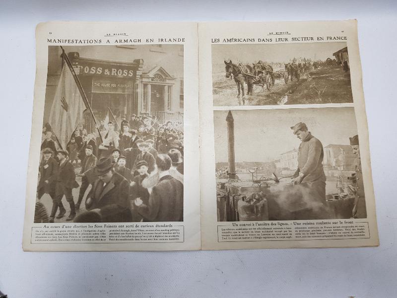 1. DÜNYA SAVAŞI 1918 TARİHLİ LE MİROİR DERGİSİ