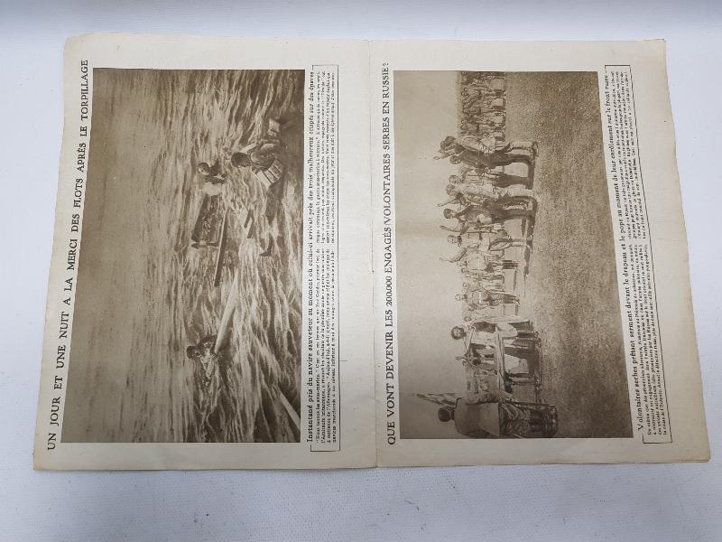 1. DÜNYA SAVAŞI 1918 TARİHLİ LE MİROİR DERGİSİ