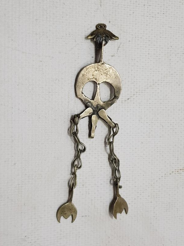 OSMANLI DÖNEMİ AY YILDIZLI GÜMÜŞ FES SÜSÜ