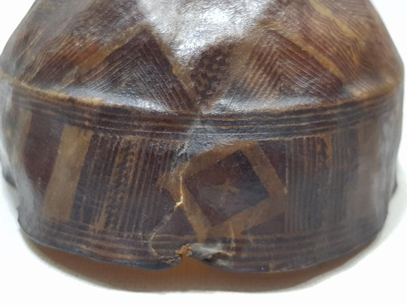 OSMANLI DÖNEMİ DERİ PAPAZ ŞAPKASI